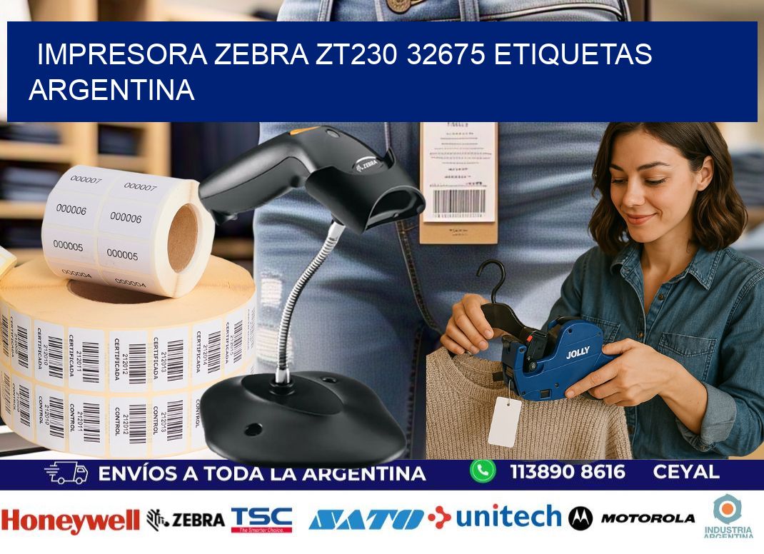 Impresora zebra zt230 32675 etiquetas argentina