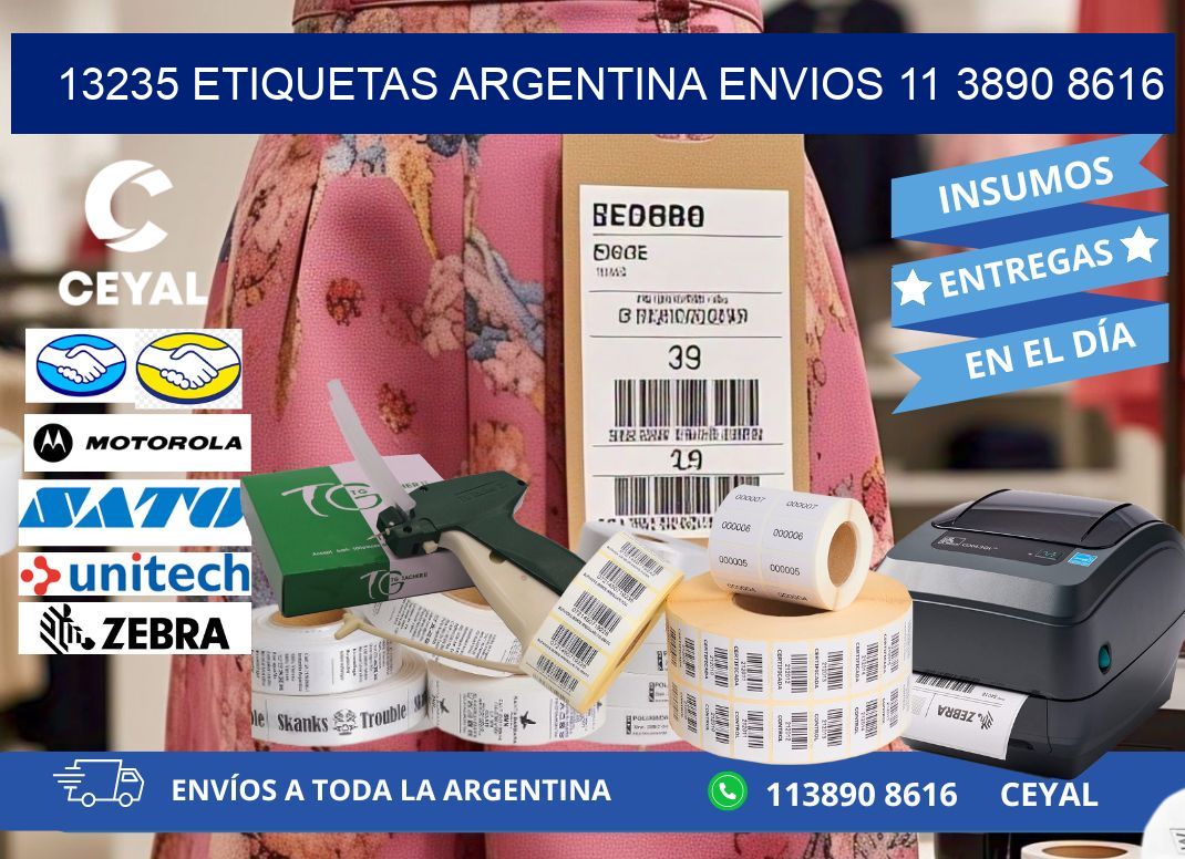 13235 ETIQUETAS ARGENTINA ENVIOS 11 3890 8616
