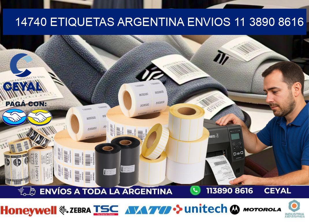 14740 ETIQUETAS ARGENTINA ENVIOS 11 3890 8616