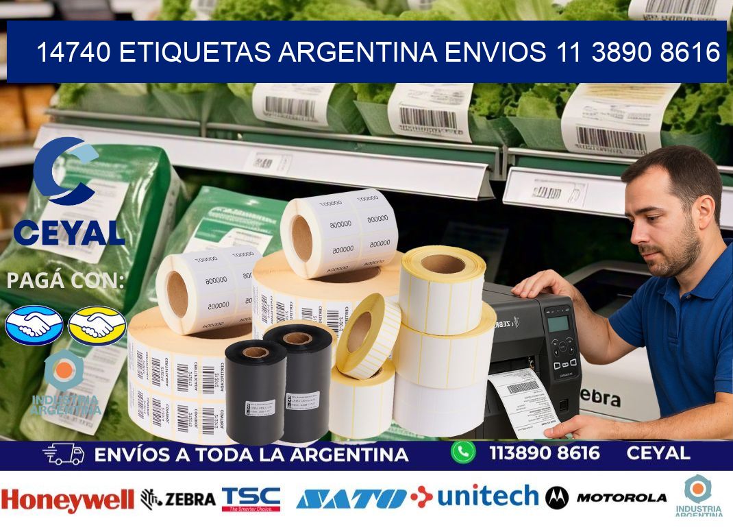 14740 ETIQUETAS ARGENTINA ENVIOS 11 3890 8616