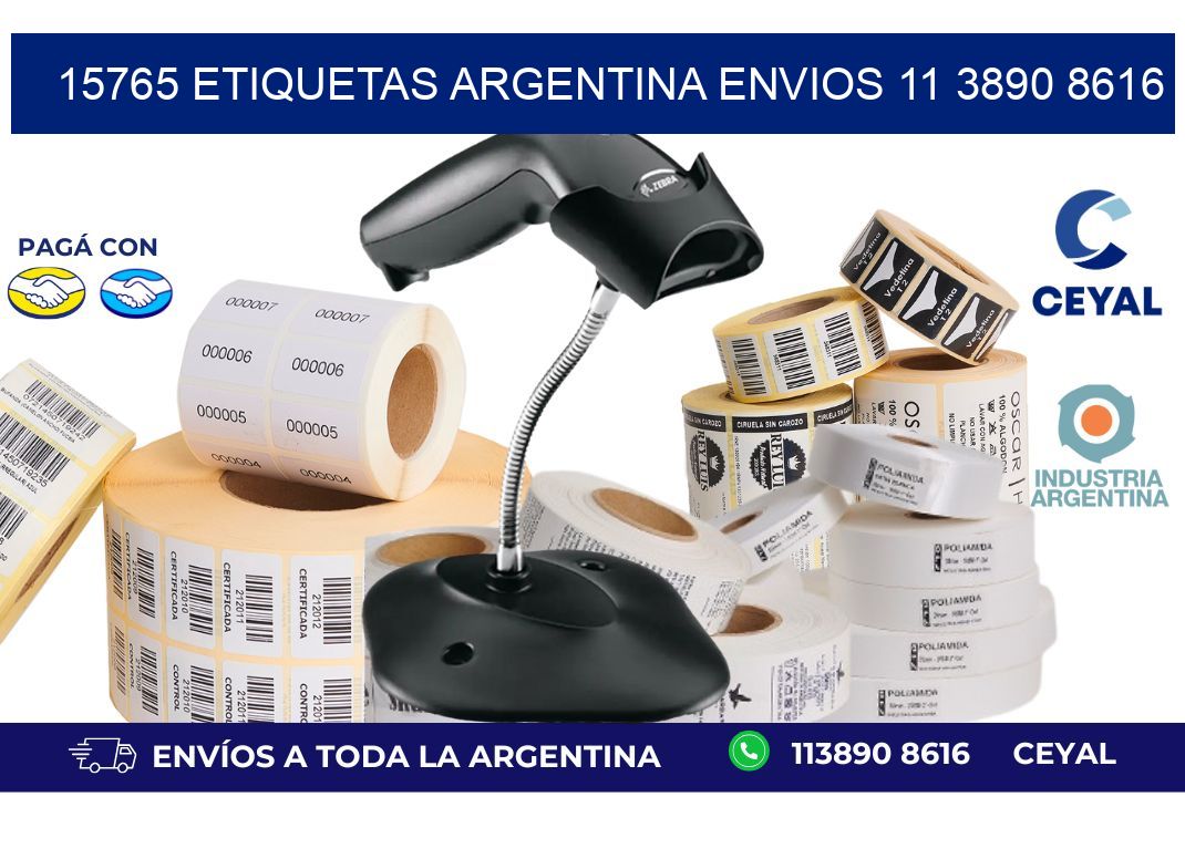 15765 ETIQUETAS ARGENTINA ENVIOS 11 3890 8616