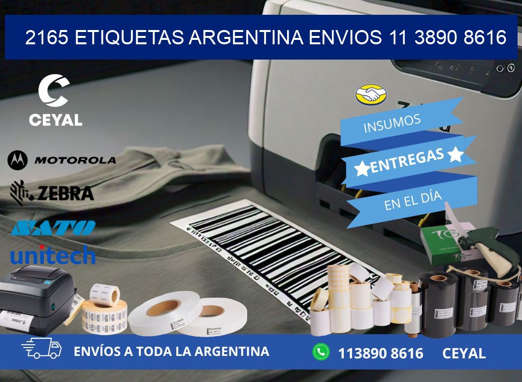 2165 ETIQUETAS ARGENTINA ENVIOS 11 3890 8616