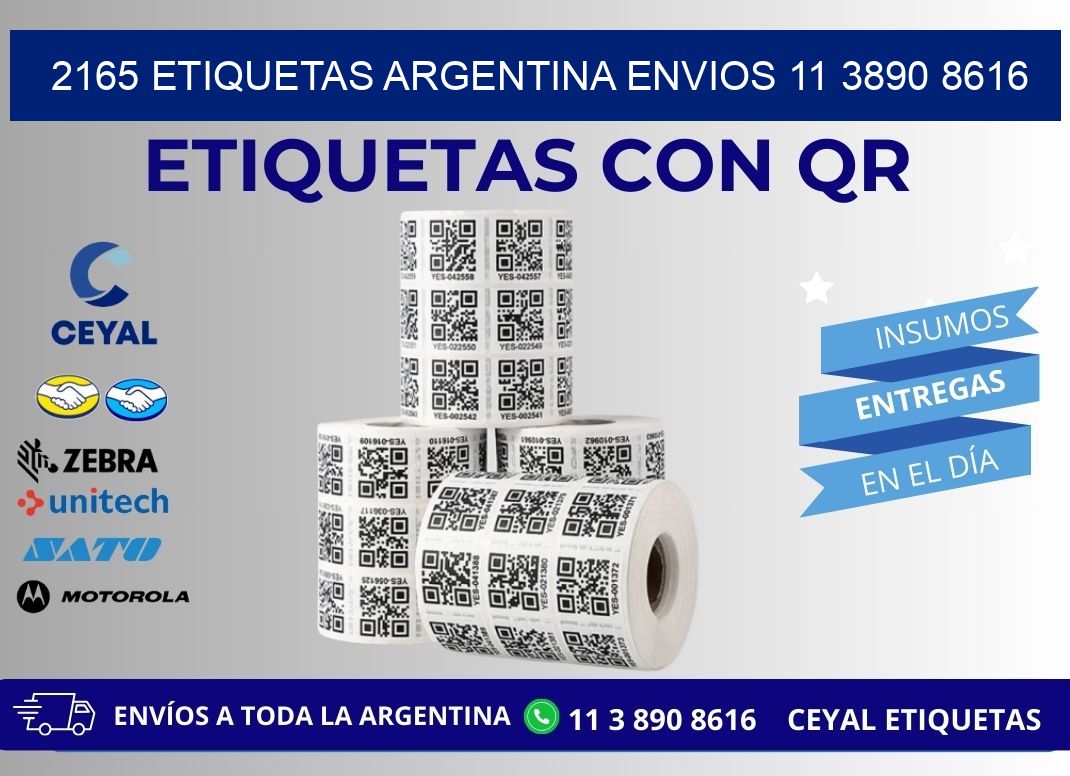 2165 ETIQUETAS ARGENTINA ENVIOS 11 3890 8616