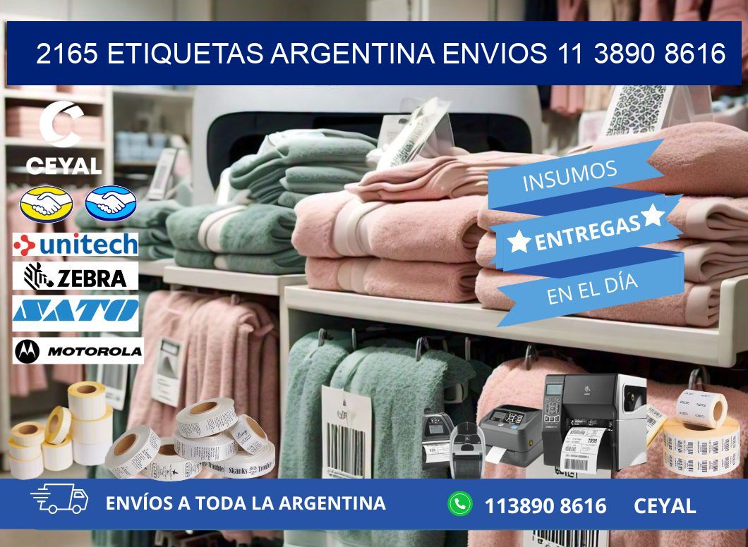 2165 ETIQUETAS ARGENTINA ENVIOS 11 3890 8616