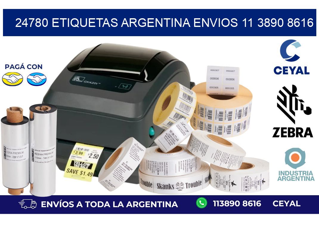 24780 ETIQUETAS ARGENTINA ENVIOS 11 3890 8616