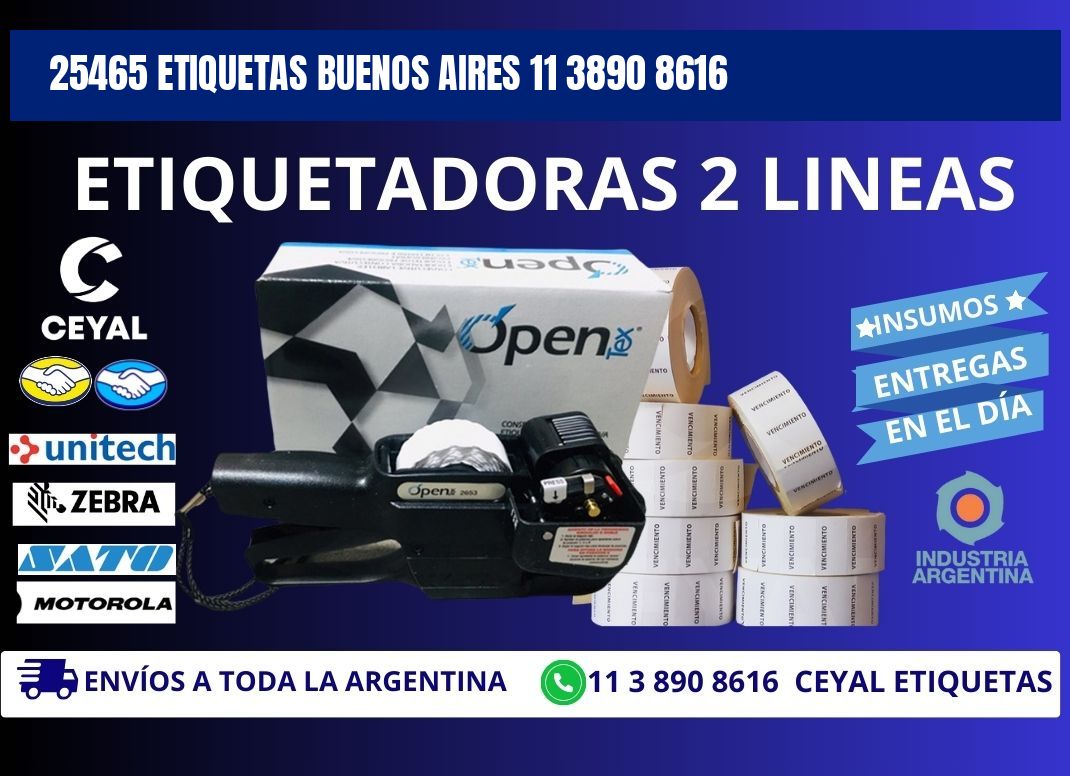 25465 ETIQUETAS BUENOS AIRES 11 3890 8616