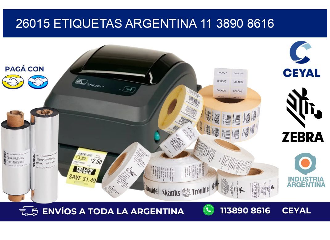 26015 ETIQUETAS ARGENTINA 11 3890 8616