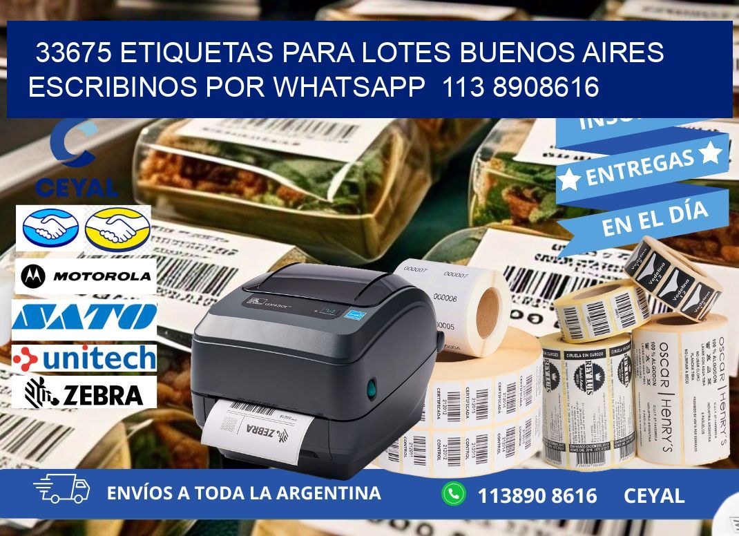 33675 ETIQUETAS PARA LOTES BUENOS AIRES ESCRIBINOS POR WHATSAPP  113 8908616