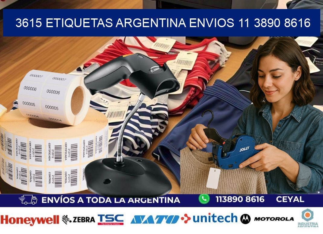 3615 ETIQUETAS ARGENTINA ENVIOS 11 3890 8616