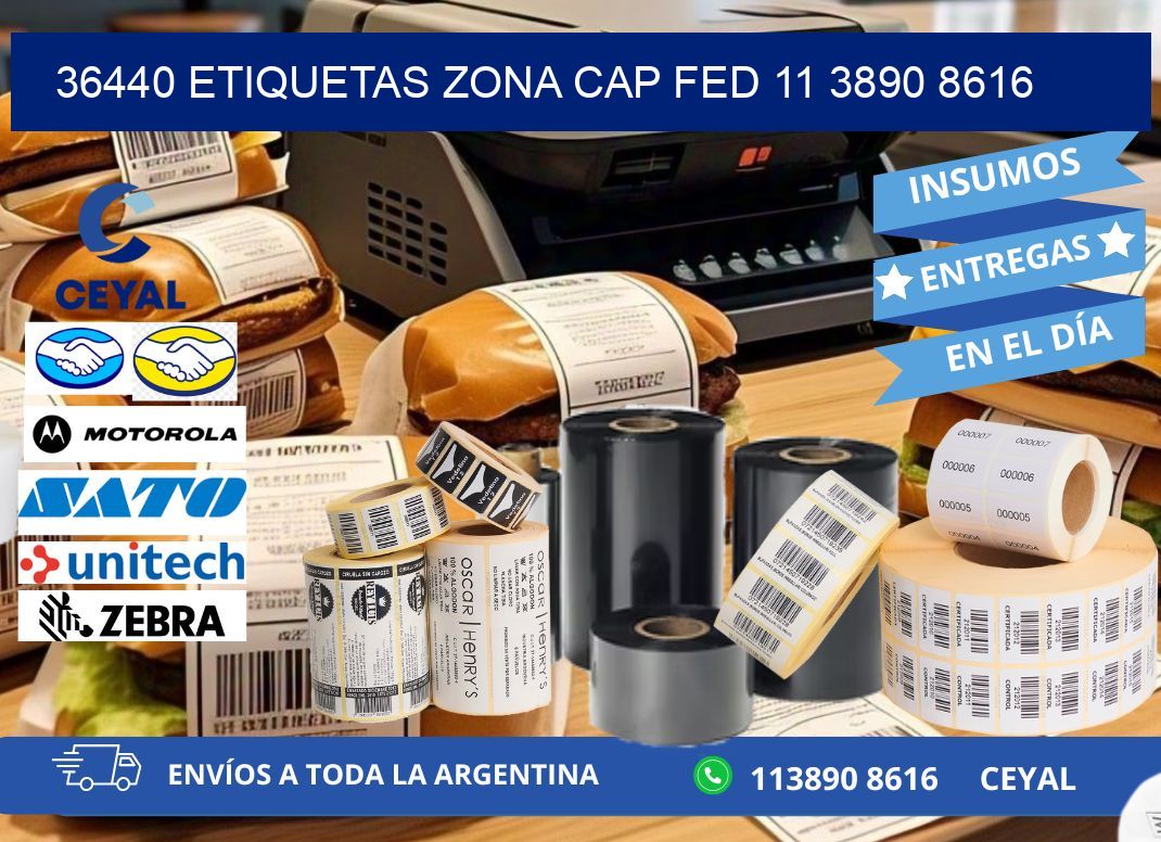 36440 ETIQUETAS ZONA CAP FED 11 3890 8616