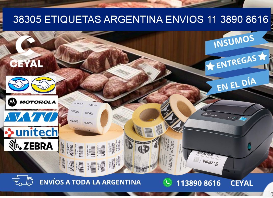 38305 ETIQUETAS ARGENTINA ENVIOS 11 3890 8616