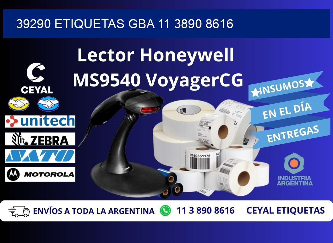 39290 ETIQUETAS GBA 11 3890 8616