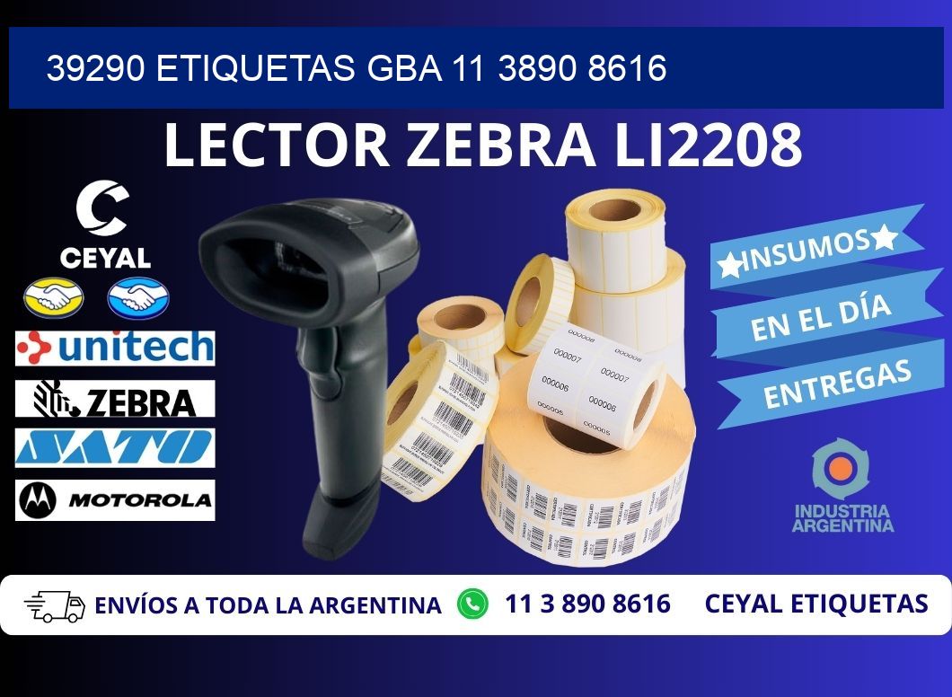 39290 ETIQUETAS GBA 11 3890 8616