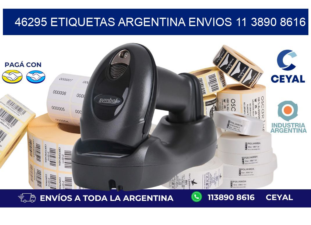 46295 ETIQUETAS ARGENTINA ENVIOS 11 3890 8616