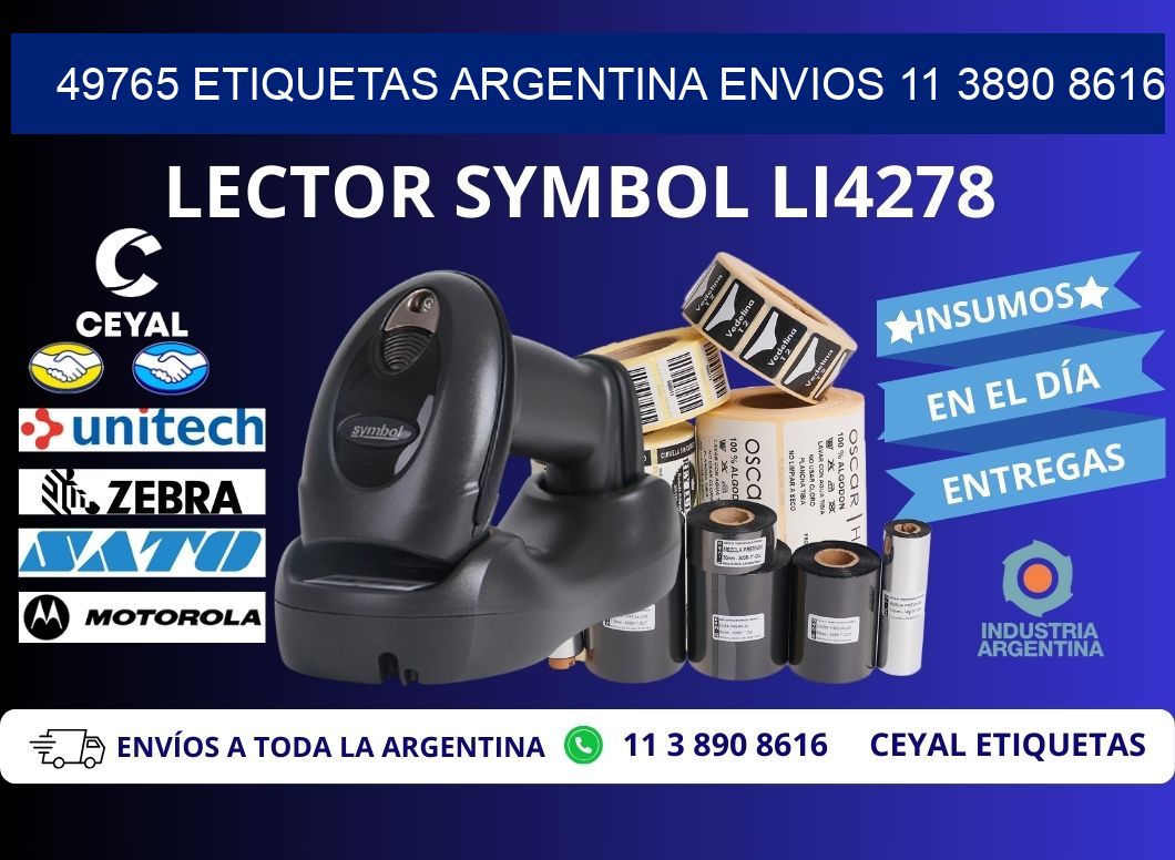 49765 ETIQUETAS ARGENTINA ENVIOS 11 3890 8616