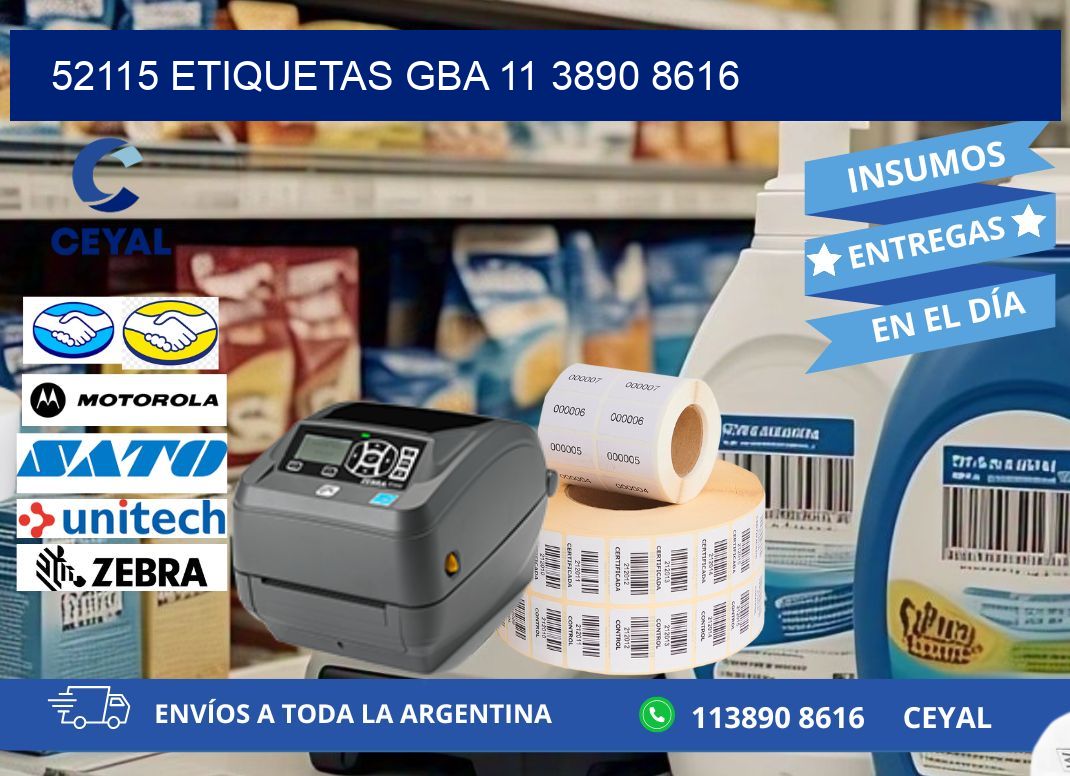 52115 ETIQUETAS GBA 11 3890 8616