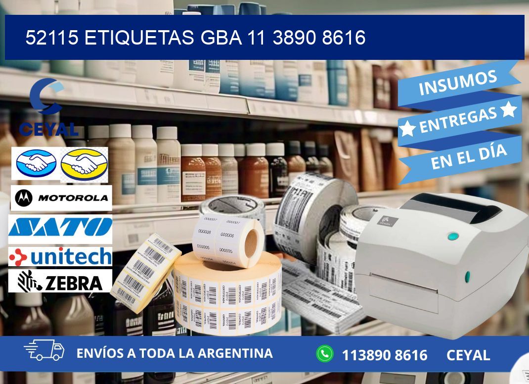 52115 ETIQUETAS GBA 11 3890 8616