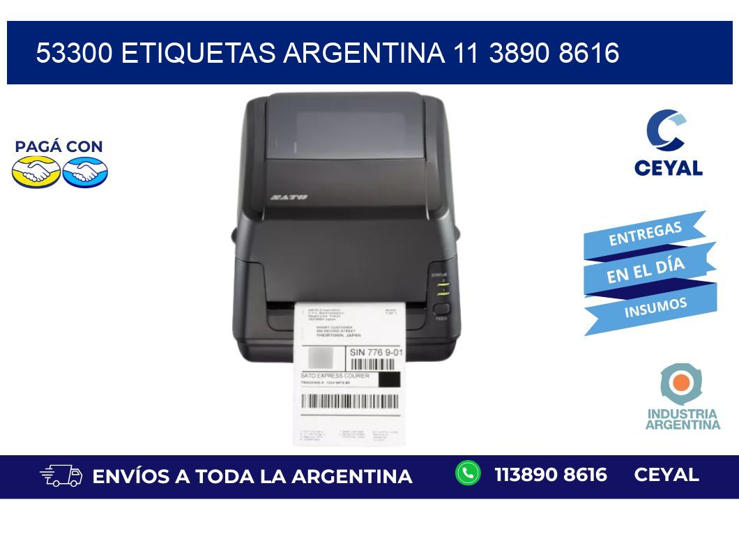 53300 ETIQUETAS ARGENTINA 11 3890 8616