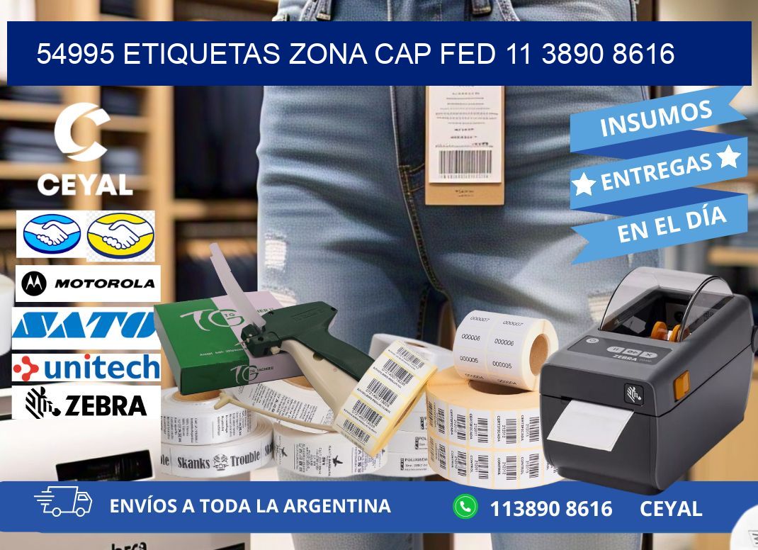 54995 ETIQUETAS ZONA CAP FED 11 3890 8616