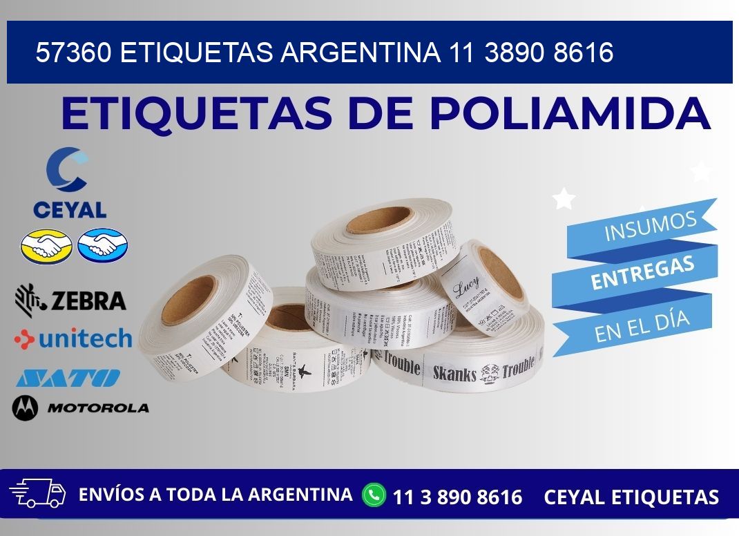 57360 ETIQUETAS ARGENTINA 11 3890 8616