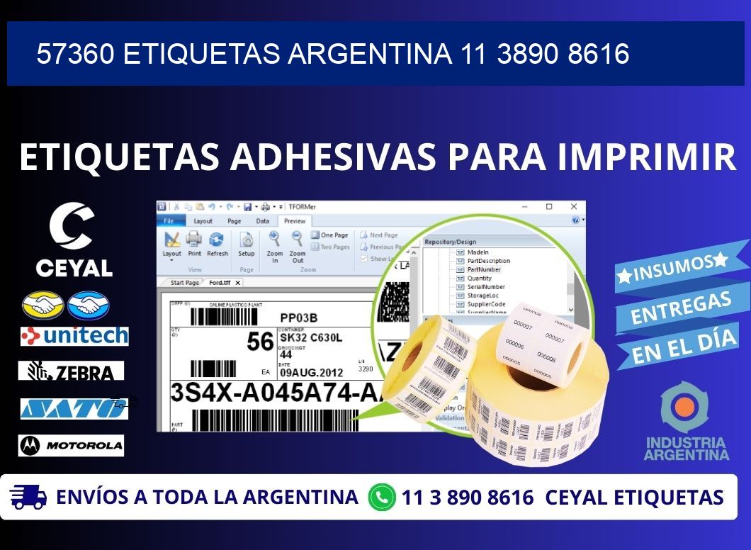 57360 ETIQUETAS ARGENTINA 11 3890 8616