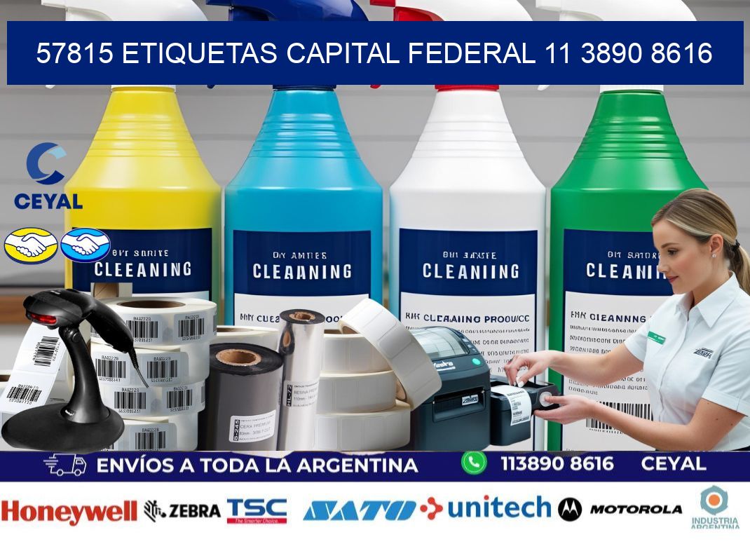 57815 ETIQUETAS CAPITAL FEDERAL 11 3890 8616
