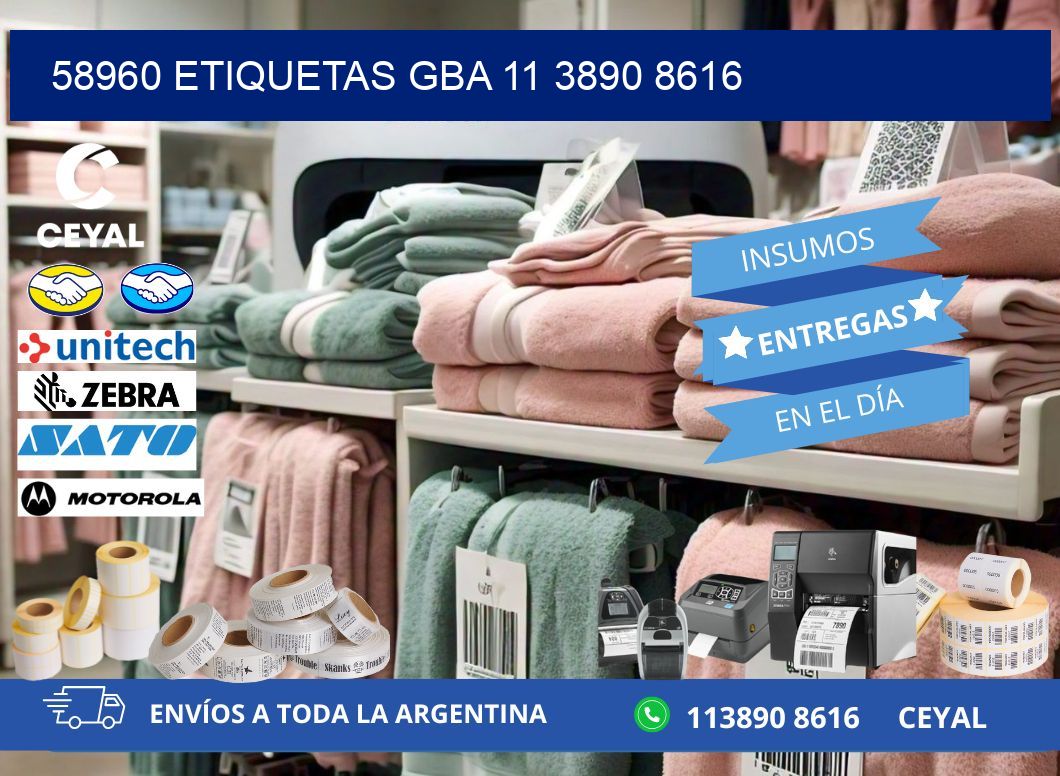 58960 ETIQUETAS GBA 11 3890 8616