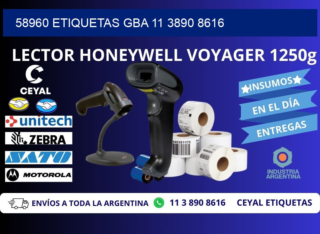 58960 ETIQUETAS GBA 11 3890 8616