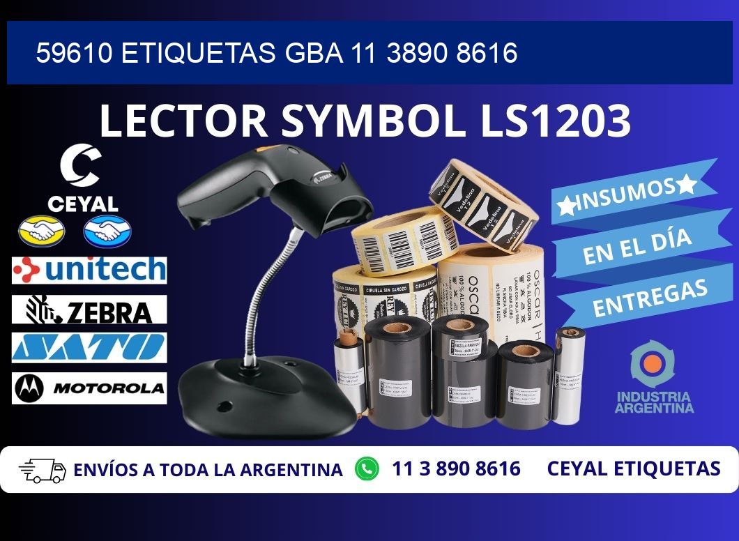 59610 ETIQUETAS GBA 11 3890 8616