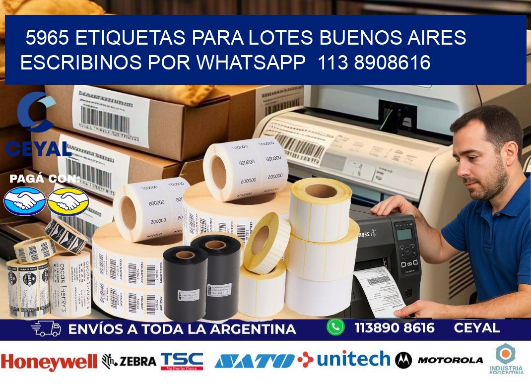 5965 ETIQUETAS PARA LOTES BUENOS AIRES ESCRIBINOS POR WHATSAPP  113 8908616