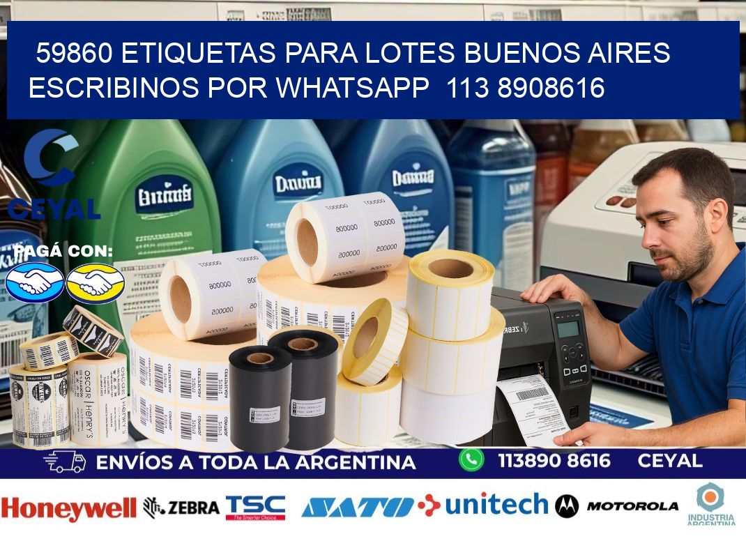 59860 ETIQUETAS PARA LOTES BUENOS AIRES ESCRIBINOS POR WHATSAPP  113 8908616