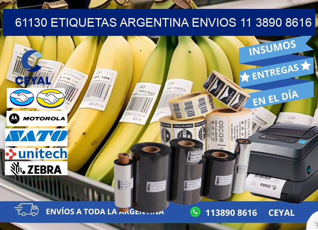 61130 ETIQUETAS ARGENTINA ENVIOS 11 3890 8616