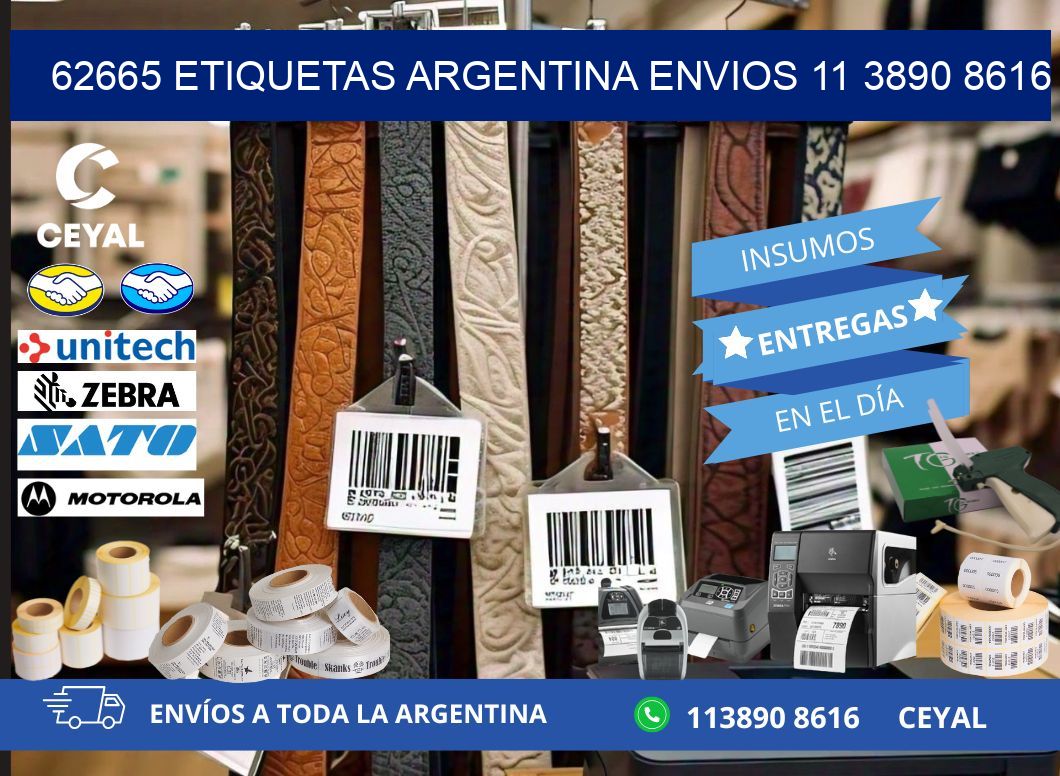 62665 ETIQUETAS ARGENTINA ENVIOS 11 3890 8616