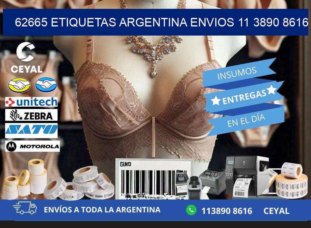 62665 ETIQUETAS ARGENTINA ENVIOS 11 3890 8616