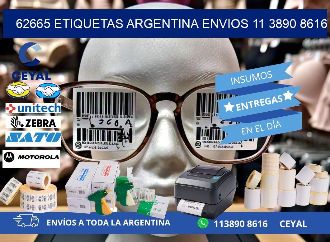 62665 ETIQUETAS ARGENTINA ENVIOS 11 3890 8616