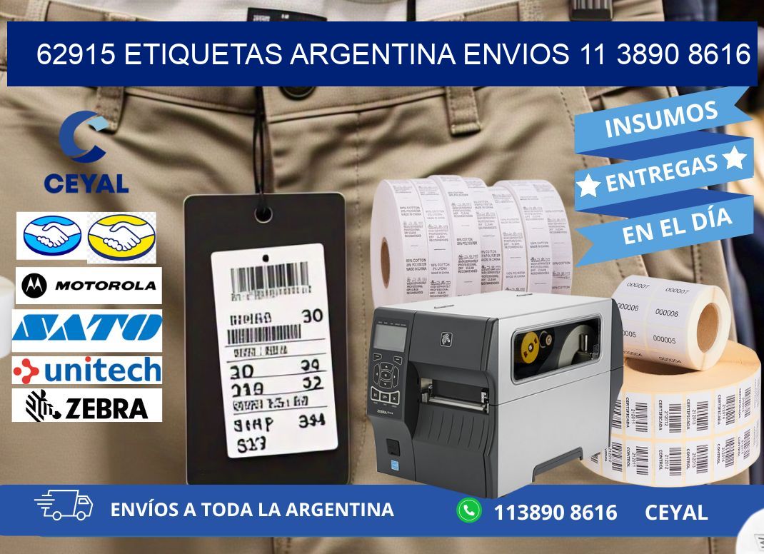 62915 ETIQUETAS ARGENTINA ENVIOS 11 3890 8616
