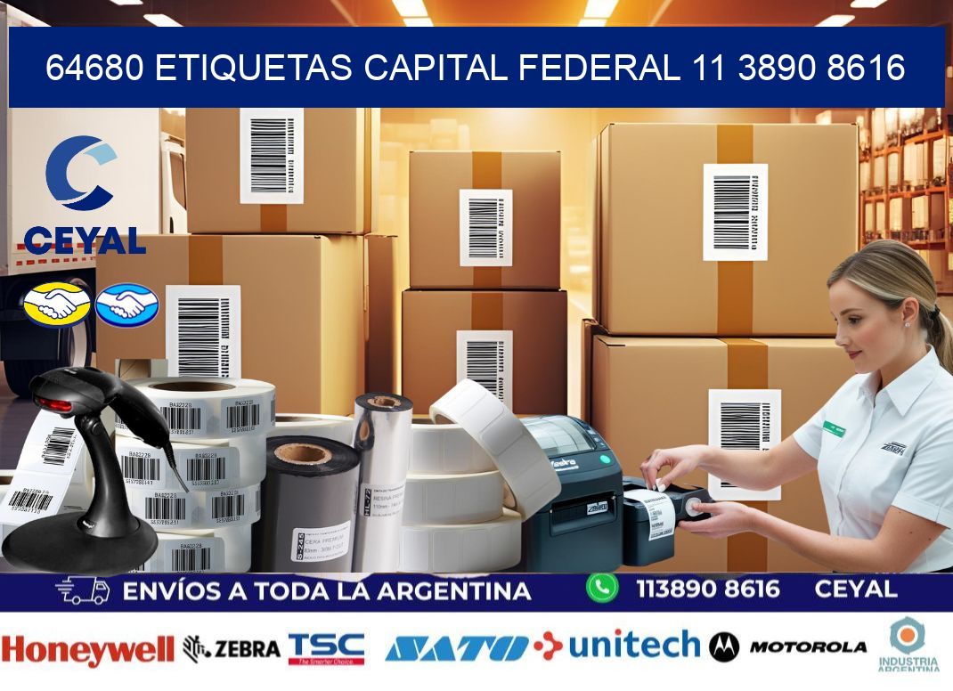 64680 ETIQUETAS CAPITAL FEDERAL 11 3890 8616