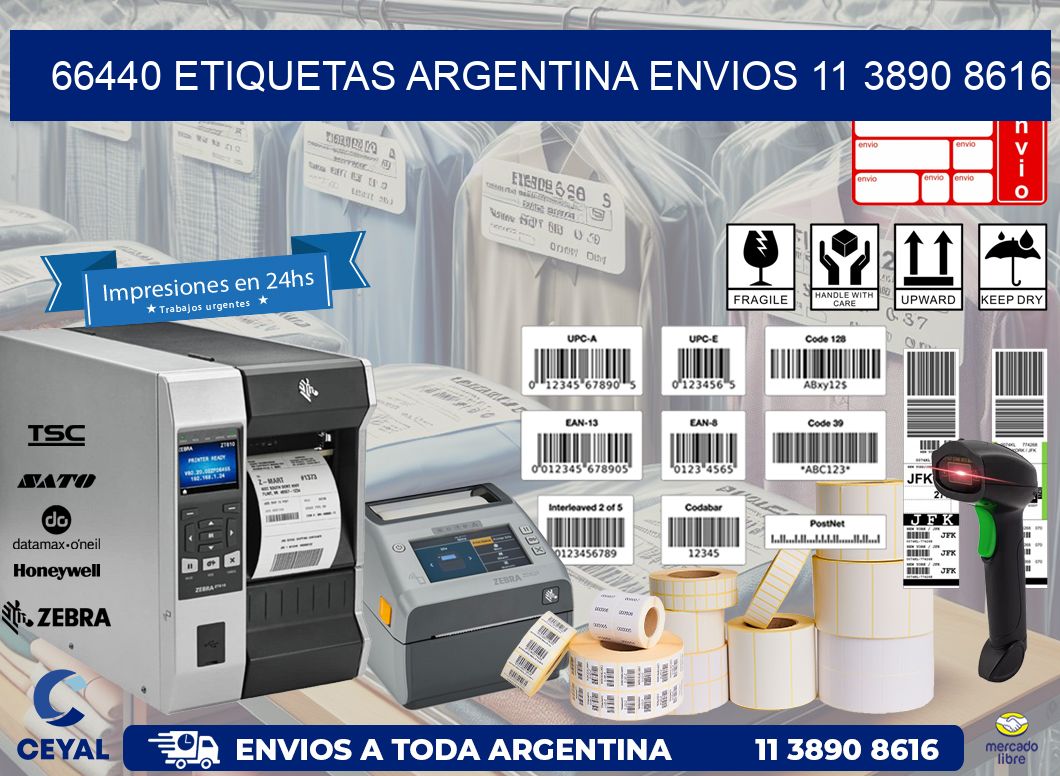 66440 ETIQUETAS ARGENTINA ENVIOS 11 3890 8616