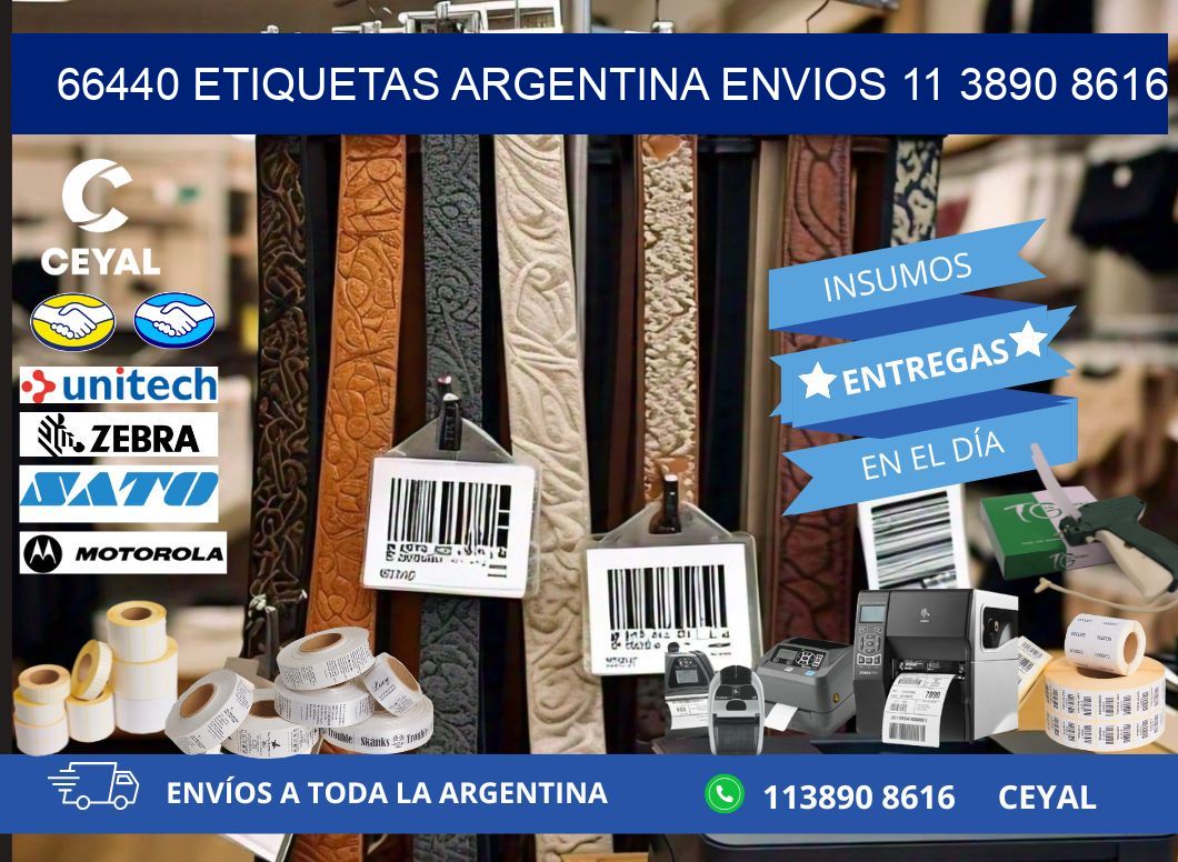 66440 ETIQUETAS ARGENTINA ENVIOS 11 3890 8616