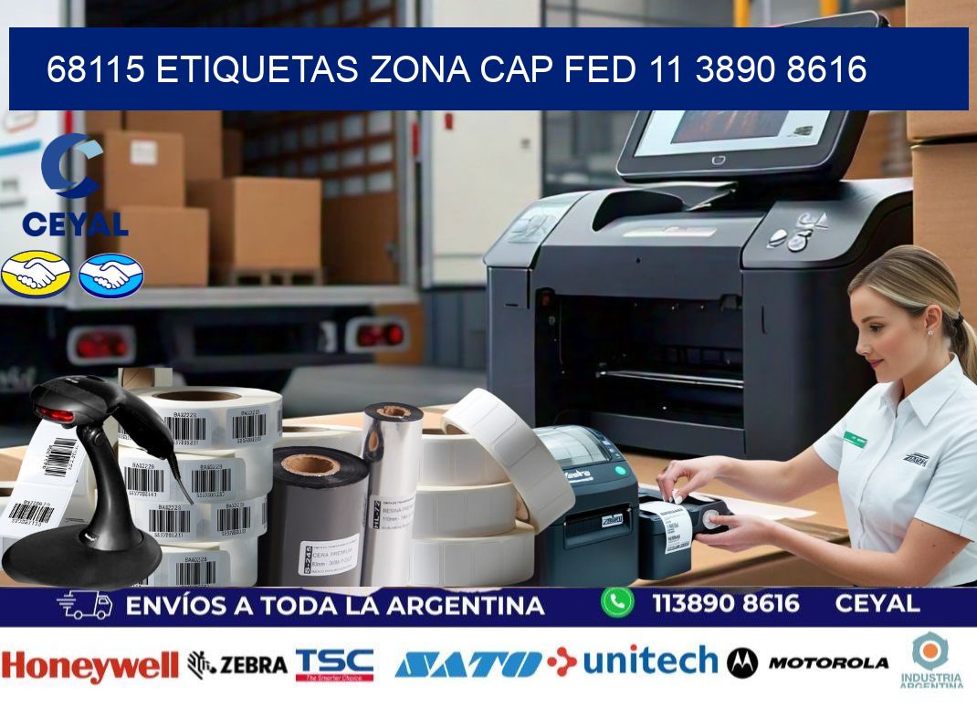 68115 ETIQUETAS ZONA CAP FED 11 3890 8616