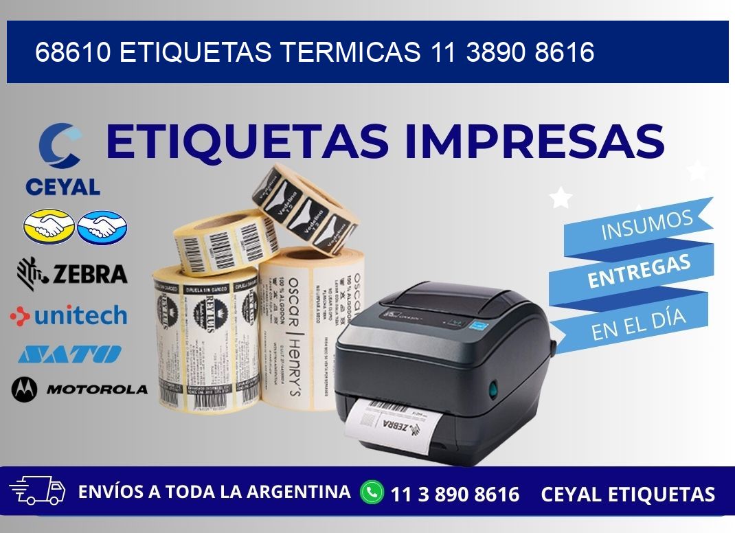 68610 ETIQUETAS TERMICAS 11 3890 8616