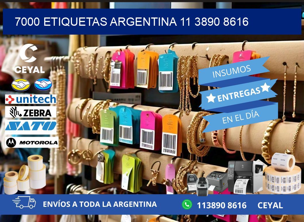 7000 ETIQUETAS ARGENTINA 11 3890 8616