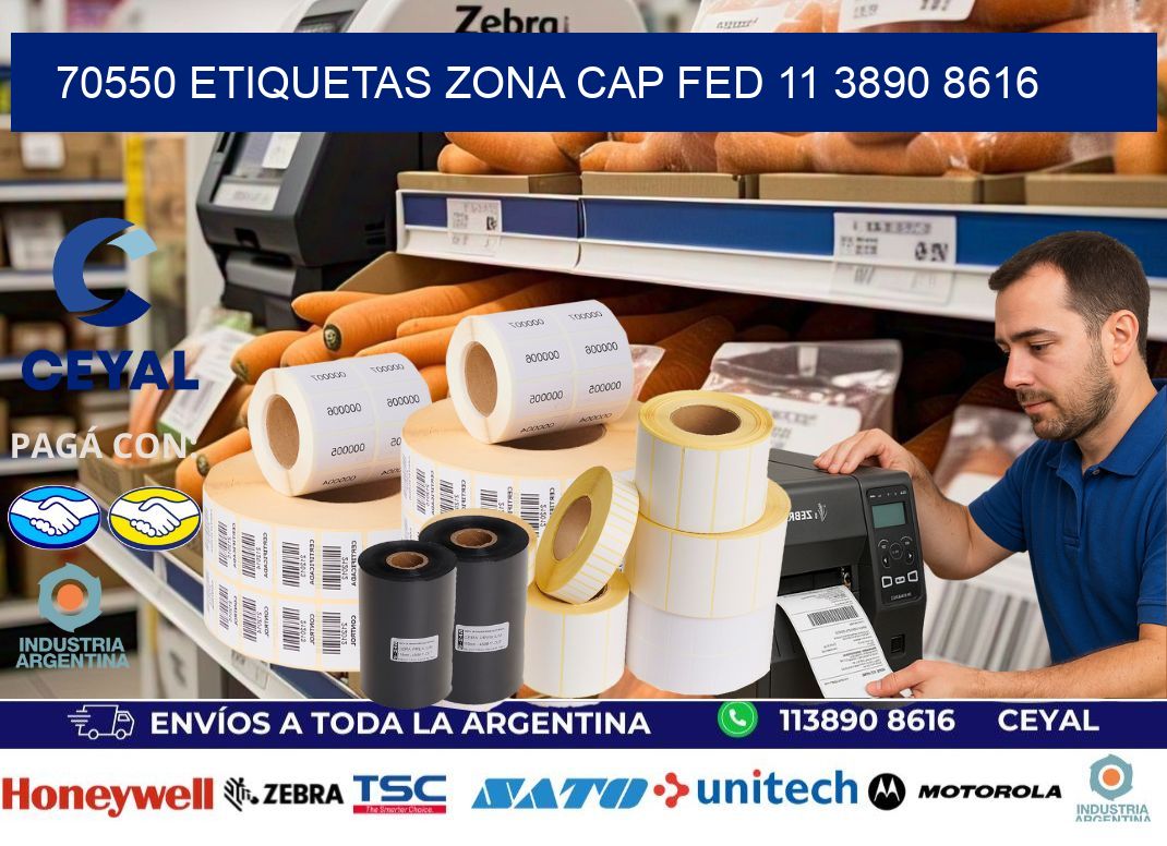 70550 ETIQUETAS ZONA CAP FED 11 3890 8616