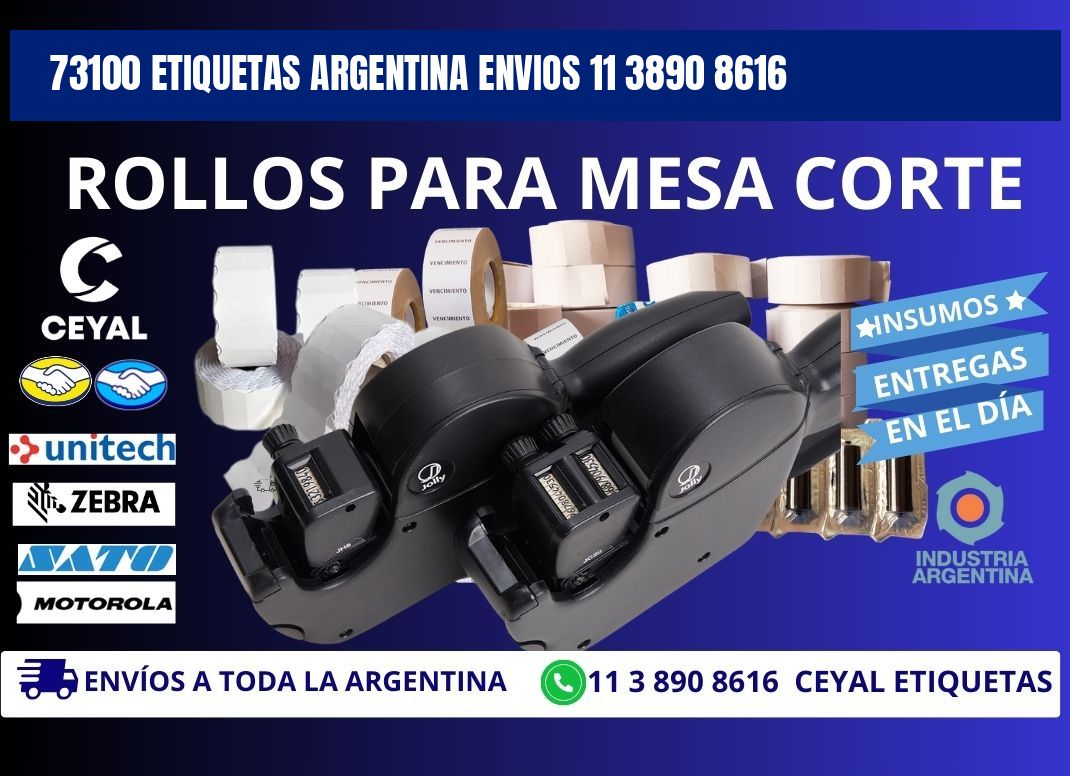 73100 ETIQUETAS ARGENTINA ENVIOS 11 3890 8616