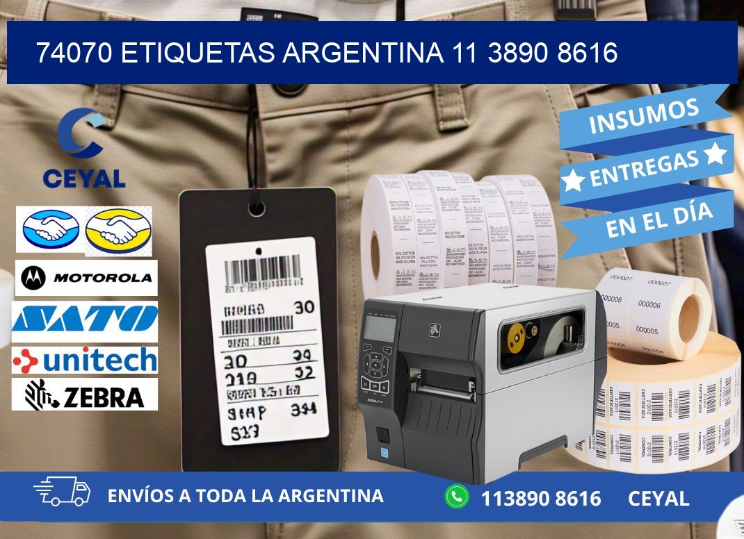 74070 ETIQUETAS ARGENTINA 11 3890 8616