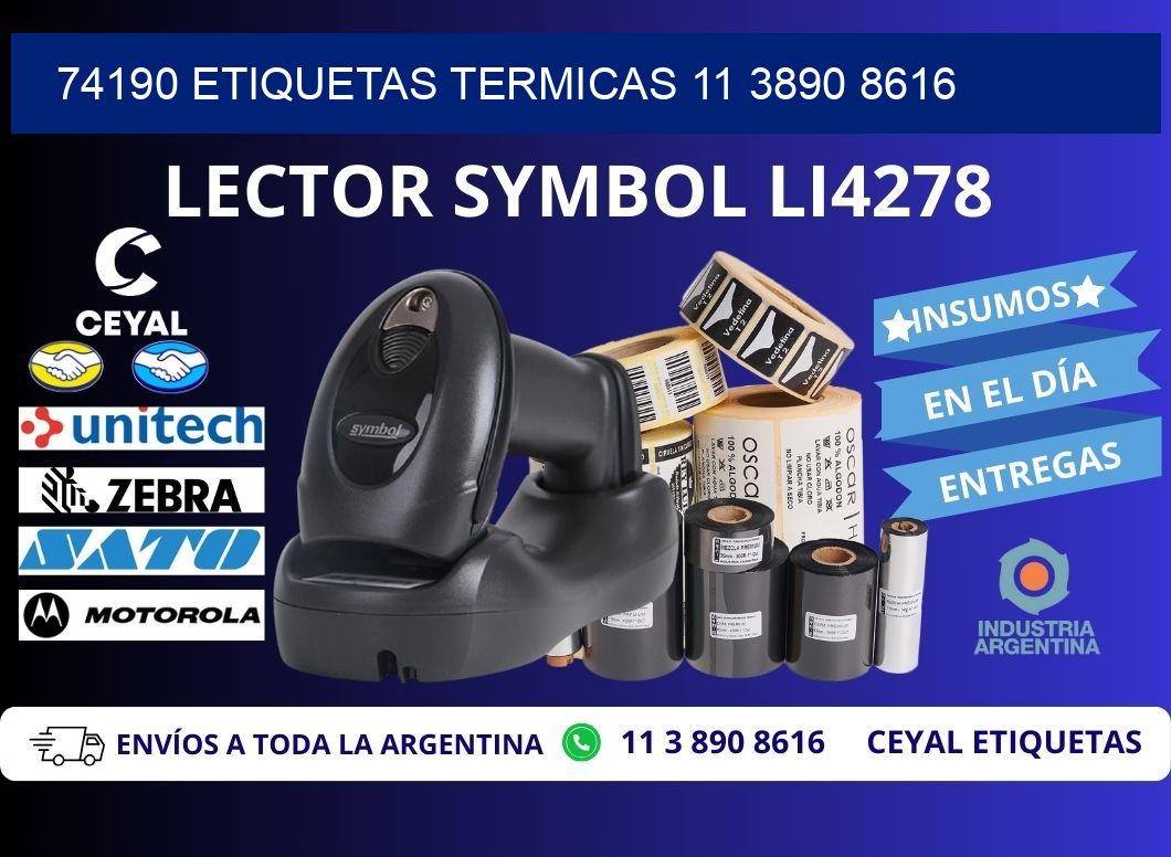 74190 ETIQUETAS TERMICAS 11 3890 8616