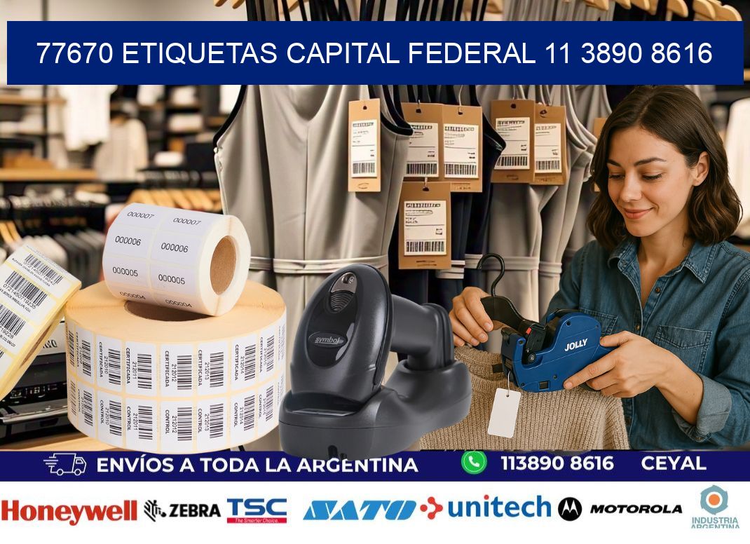 77670 ETIQUETAS CAPITAL FEDERAL 11 3890 8616