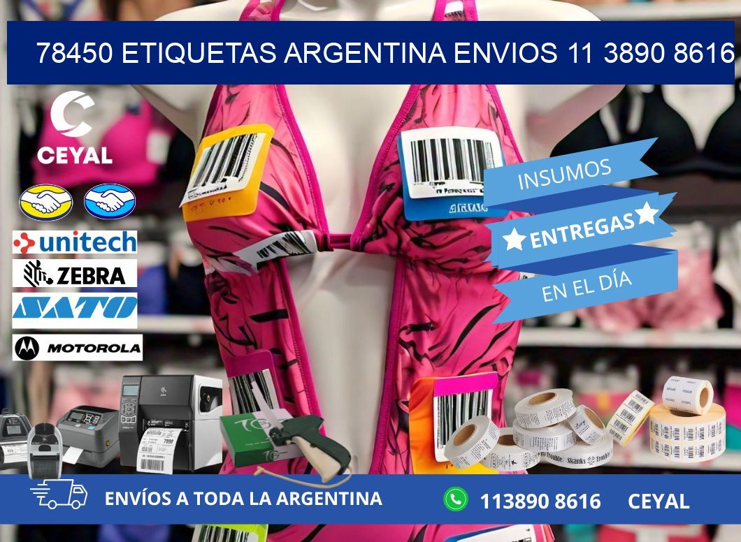 78450 ETIQUETAS ARGENTINA ENVIOS 11 3890 8616