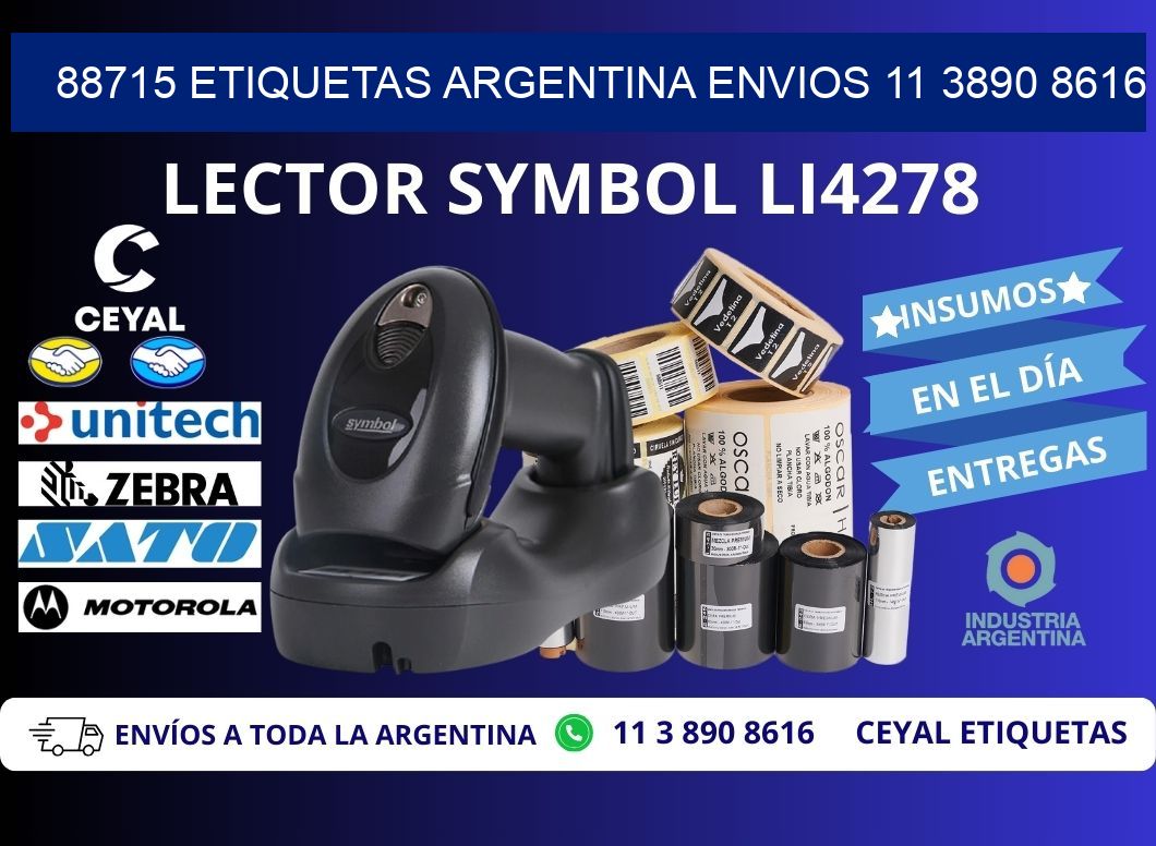88715 ETIQUETAS ARGENTINA ENVIOS 11 3890 8616
