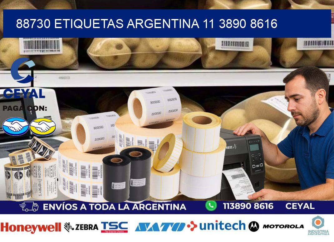 88730 ETIQUETAS ARGENTINA 11 3890 8616